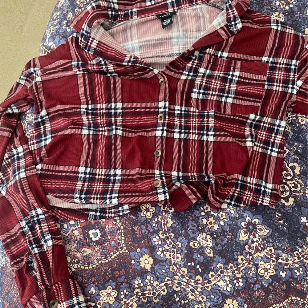 Cropped flannel